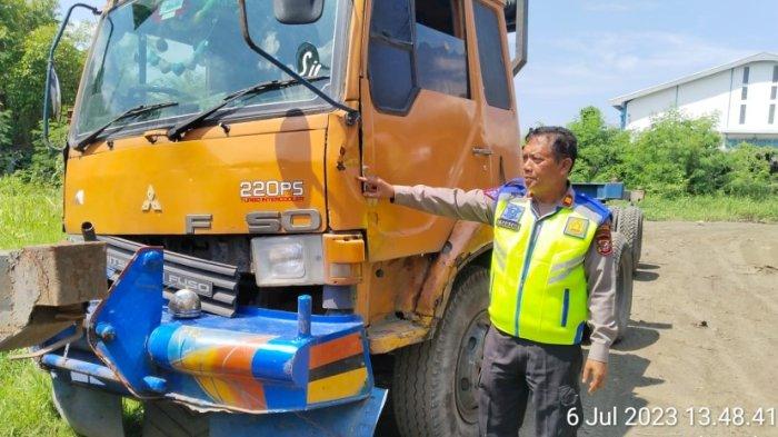 Truk Kelebihan Muatan yang Bikin Rusak Jalan di Simalungun Bakal Ditilang
