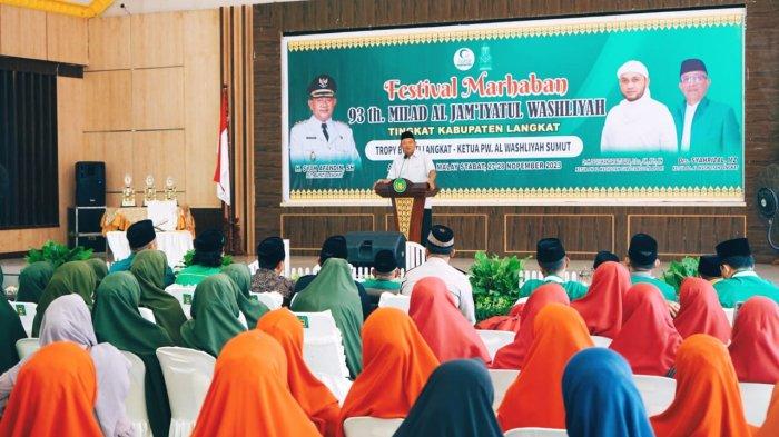 Peserta Antusias Ikuti Festival Marhaban Al Jam'iyatul Washliyah Perebutkan Piala Plt Bupati Langkat