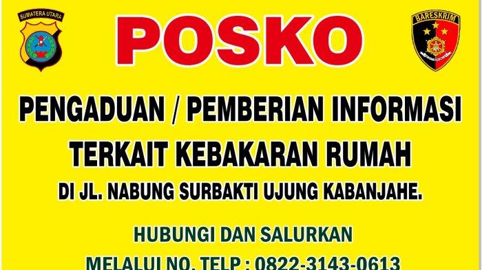 Polisi Dirikan Posko Pengaduan Ungkap Kebakaran di Karo