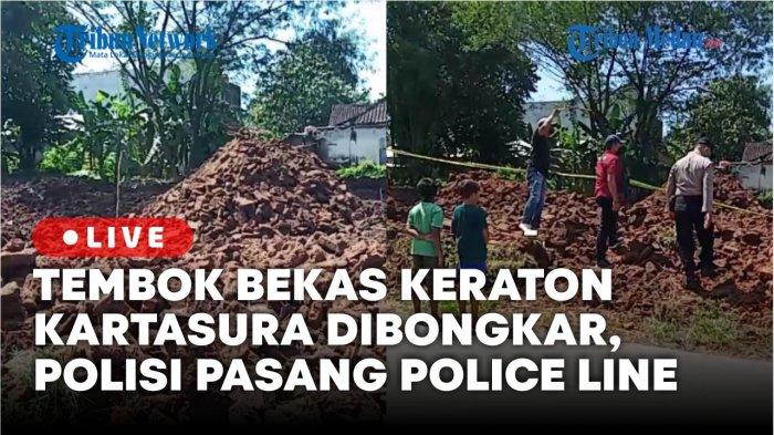 Tembok Bekas Keraton Kartasura Dijebol, Padahal Merupakan Bangunan Cagar Budaya