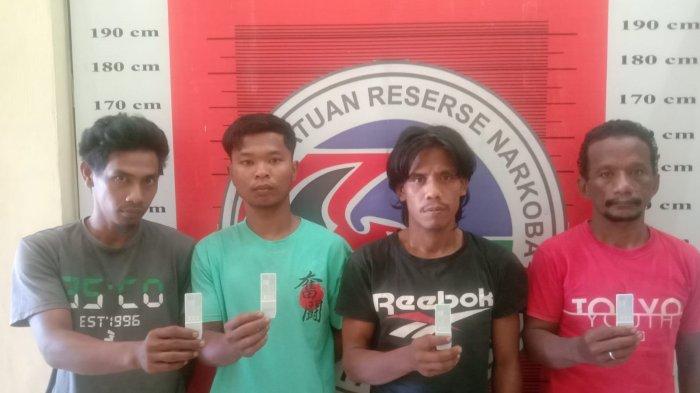 Sat Narkoba Polres Palas Tangkap 5 Tersangka Narkoba