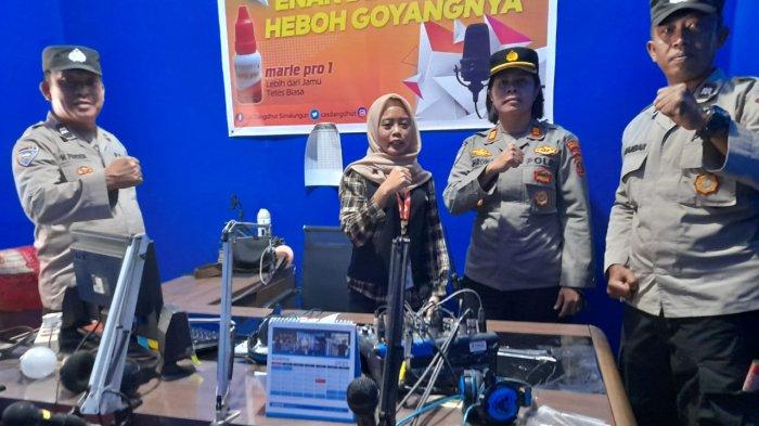 Polres Pematangsiantar Sosialisasikan Operasi Bina Karuna Melalui Radio