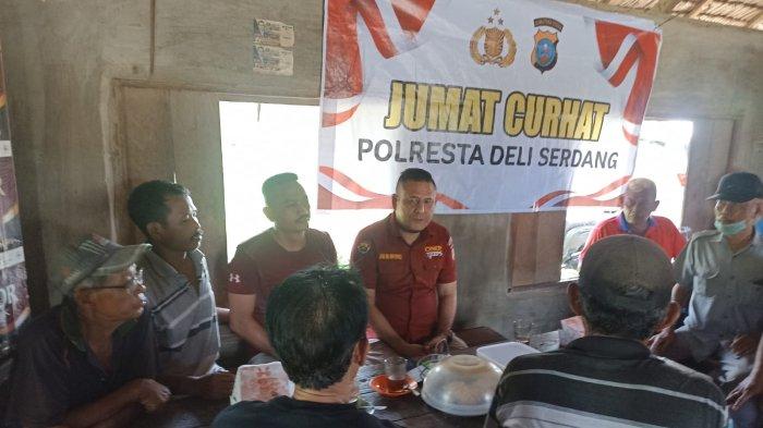 Dengarkan Keluh Kesah Masyarakat, Polresta Deliserdang Kembali Laksanakan Jumat Curhat