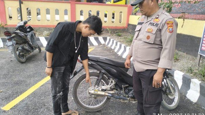 Polres Toba Tertibkan Knalpot Resing