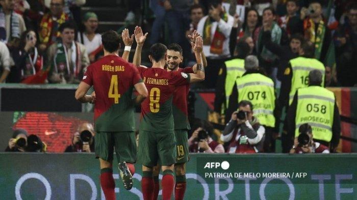 HASIL Kualifikasi EURO 2024 Tadi Malam, Portugal Tak Terkalahlan, Lukaku Cetak Quattrick Buat Belgia