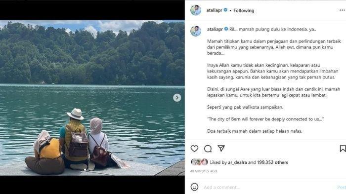 Istri Ridwan Kamil Bikin Postingan Sedih untuk Eril: Doa Terbaik Mamah dalam Setiap Helaan Nafas