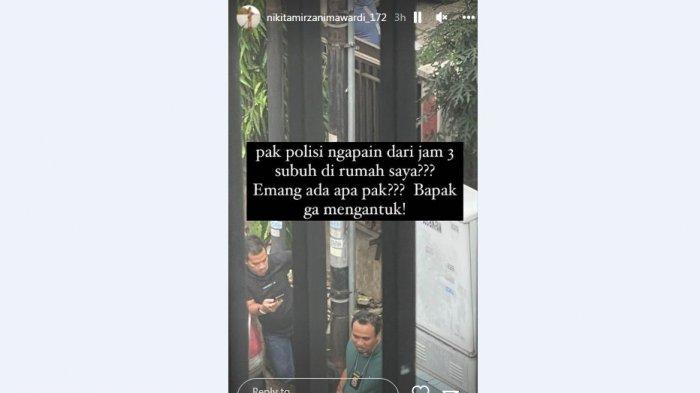 RUMAHNYA Didatangi Polisi Sejak Dini Hari, Nikita Mirzani Sebut Jendela Rumahnya Sampai Rusak
