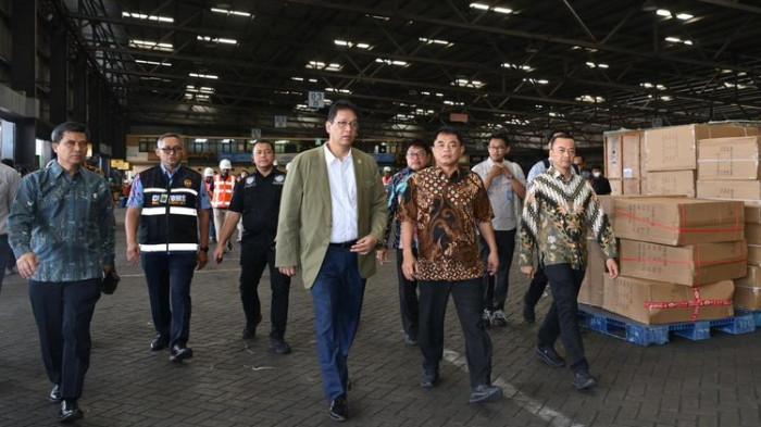 Purbaya sidak ke Kantor Pengawasan dan Pelayanan Bea Cukai