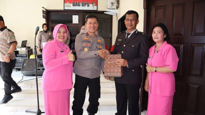 Kapolres Padangsidimpuan dan Personel Gelar Acara Purna Bhakti AKP Pahotan Gultom