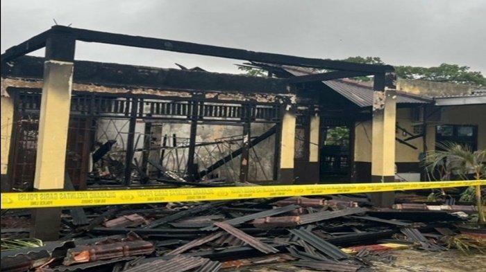 Berangkat Dinas Ke Papua, Rumah Dansat Brimob Polda Sumsel Rata Dengan Tanah Dilalap Api