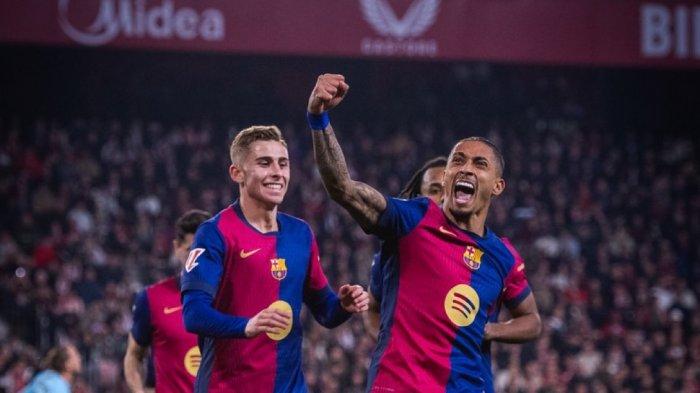 Lawan Osasuna Digelar Mepet, Barcelona Siapkan Jet Pribadi Demi Raphinha dan Araujo Tampil