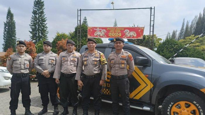 Pleno Pemilu di Karo Usai, Kapolres Tanah Karo Kerahkan Sat Samapta Pengawalan Logistik ke KPU Sumut