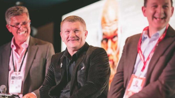 Ricky Hatton dalam sebuah acara