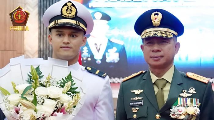 PINDAH MATRA- Rizki Juniansyah, anggota TNI AL yang kemarin naik pangkat dua tingkat kini pindah matra ke TNI AD.