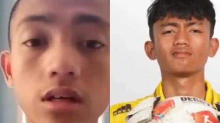 KORBAN TPPO:  Rizki Nur Fadhilah yang diduga menjadi korban TPPO di Kamboja, awalnya dapat iming-iming karier main bola di PSMS Medan. Kini PSMS Medan membantah adanya seleksi pemain yang akhirnya menyeretnya pemain itu hingga ke Kamboja.