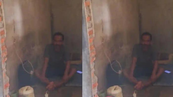 SOSOK Dedi Tinggal di Bekas Bengkel Reyot, Lumpuh dan Diceraikan Istri, Makan dari Bantuan Warga