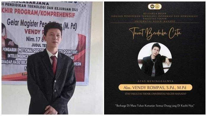 SOSOK Vendy Rompas Anak TNI Tewas Ditikam Kekasih, Berprofesi Sebagai Dosen, Sempat Cekcok di Kos