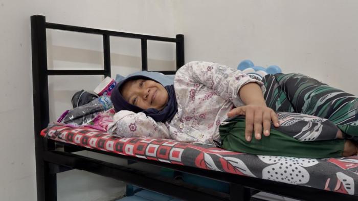 Safrida 48 tahun, warga Pangkalan Brandan
