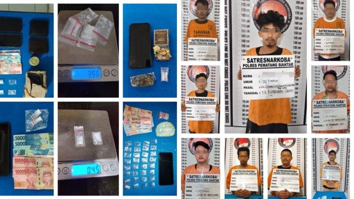 6 Hari Bertugas, Kasat Narkoba Polres Pematangsiantar Ringkus 9 Pengedar