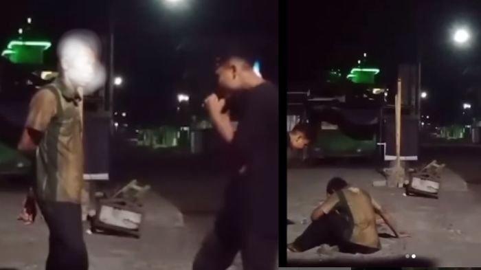 BIKIN GERAM, Pemuda Tinju ODGJ Hingga Tersungkur, Pelaku Diburu Warganet, Korban Punya Keluarga