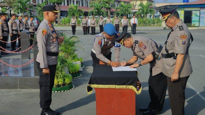 Pimpin Sertijab PJU, Kapolres Pelabuhan Belawan Tekankan Integritas dan Respons Cepat