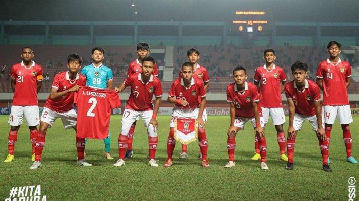 SEDANG BERLANGSUNG Timnas U-16 Indonesia Vs Singapura, Akses di Sini Nonton Live Streaming Gratis