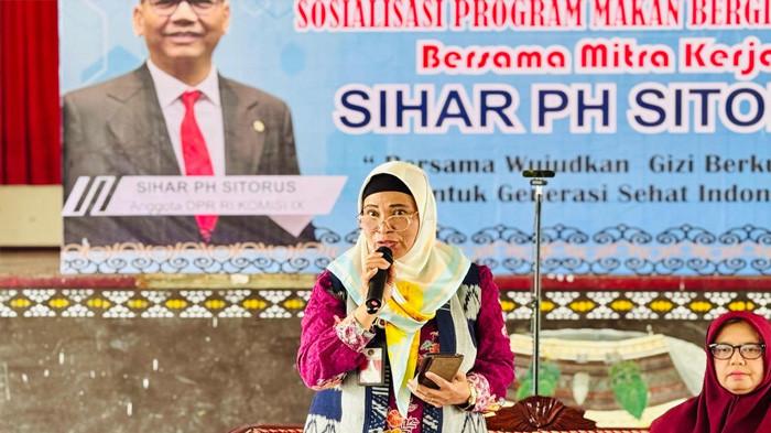 Sosialisasi MBG di Bagas Godang Desa Janji Mauli