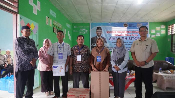 Sosialisasi MBG di Desa Lumut Tapteng