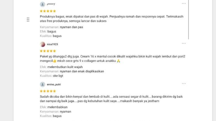     Source : Honest Review Custommer Shopee/Jestham Official Store