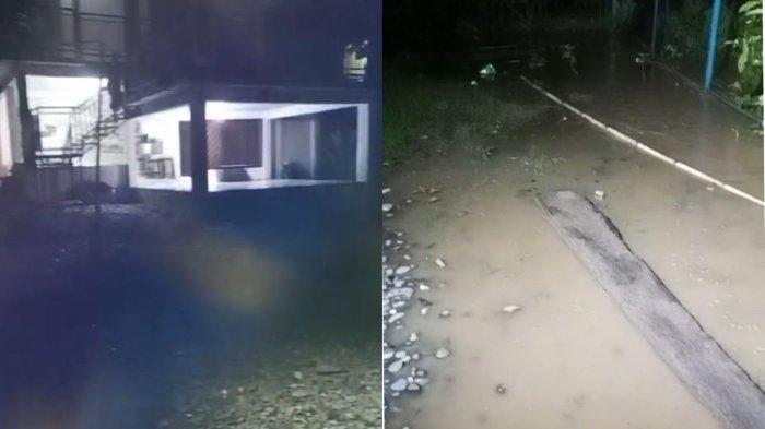 Debit Air di Sungai Tangkahan Naik, Warga Panik, Takut Banjir Bandang