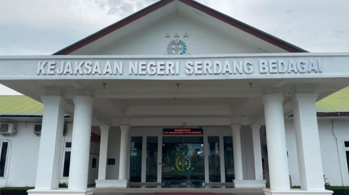 Suasana kantor Kejaksaan Serdang Bedagai.