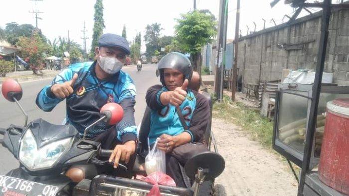 CERITA Sulaiman, Atlet Difabel Asal Kota Tanjungbalai, Naik Becak Modifikasi ke Medan untuk Berlatih
