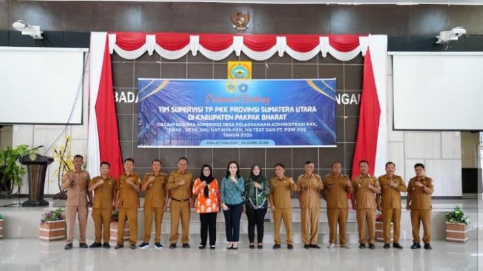 Supervisi tp PKK Sumut ke Pakpak