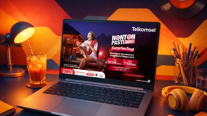 Surprise Deal! SIMPATI Bikin Nonton Makin Gas dengan Kuota Berlimpah