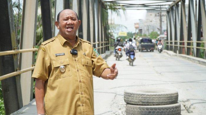 Sidak ke Jembatan Batang Serangan Rusak, Plt Bupati Langkat Minta Dinas PUPR Sumut Segera Perbaiki
