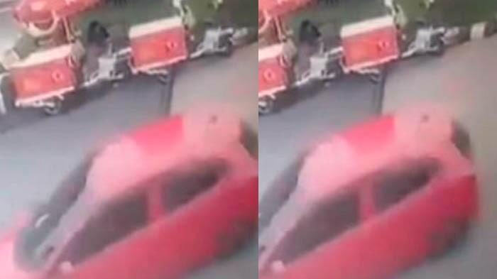 UPDATE Pengemudi Mobil Brio Merah Kabur Tanpa Bayar Usai Isi BBM, Akhirnya Dipanggil Polisi