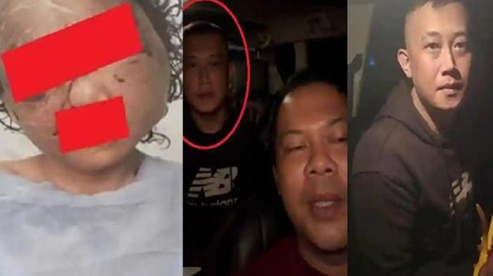 TAUFIK DITANGKAP: Tampang santai Taufik Hidayat buronan penyekapan wanita di Bandung saat ditangkap.Ia ditangkap di di kawasan Majalaya.
