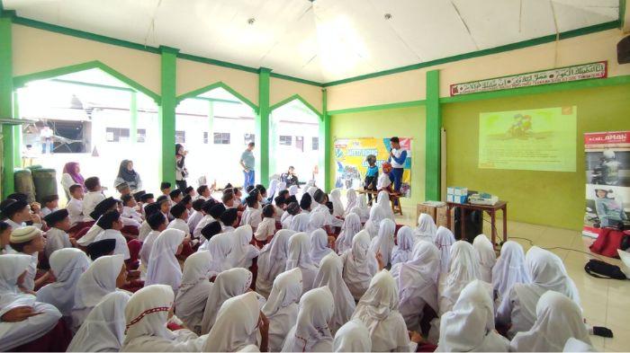 Honda Edukasi Pelajar Pematang Bandar Wujudkan Generasi Cari Aman Sejak Dini