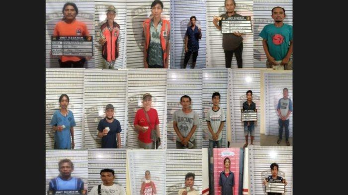 Tampang 35 Bandit Jalanan yang Diamankan, Bikin Resah Warga saat Perayaan Natal