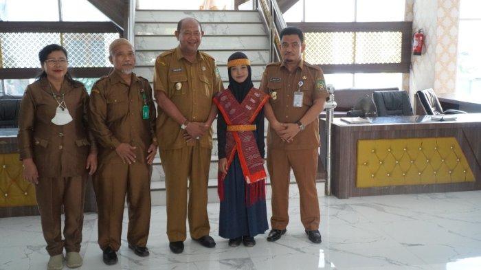 Muti Hardita Siswi SMPN 3 Babalan Ikuti Lomba FLS2N Nasional, Afandin: Jaga Nama Baik Langkat