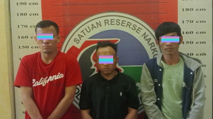 Rumah Warga Dijadikan Tempat Transaksi Narkoba, Satresnarkoba Polres Palas Bekuk Tiga Pelaku