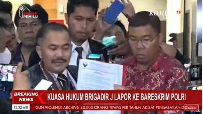 Tim Kuasa Hukum Keluarga Brigadir J di antaranya Kamaruddin Simanjuntak dan Johnson Panjaitan. (Kompas TV).