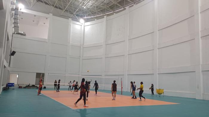 Timnas Voli Putri Indonesia Mulai Latihan di GOR Voli Indoor Sumut Jelang SEA Games 2025
