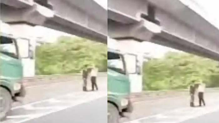 VIRAL 8 Truk Kontainer Diduga Dikawal Oknum TNI Langgar Batasan Operasional Mudik Lebaran 2026