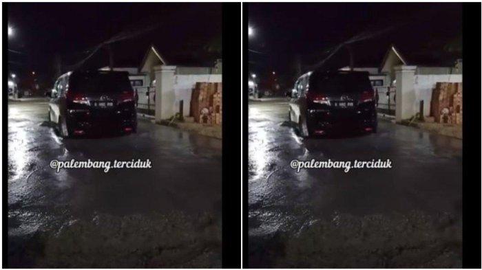 VIRAL Alphard Terobos Jalan Baru Dicor, Sopir Ngamuk Diminta Ganti Rugi Rp8 Juta, Warga: Bau Alkohol