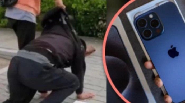 VIRAL Ayah Nangis hingga Berlutut di Kaki Anak Gara-gara tak Mampu Belikan iPhone, Netizen Geram