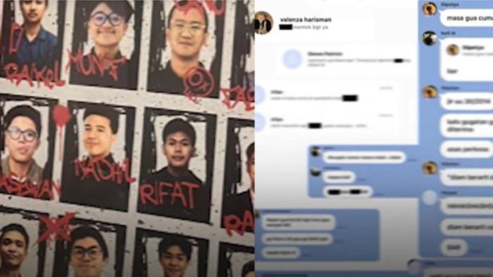 KASUS PELECEHAN FH UI - Tangkapan layar chat dugaan pelecehan seksual yang melibatkan mahasiswa di lingkungan Fakultas Hukum Universitas Indonesia.