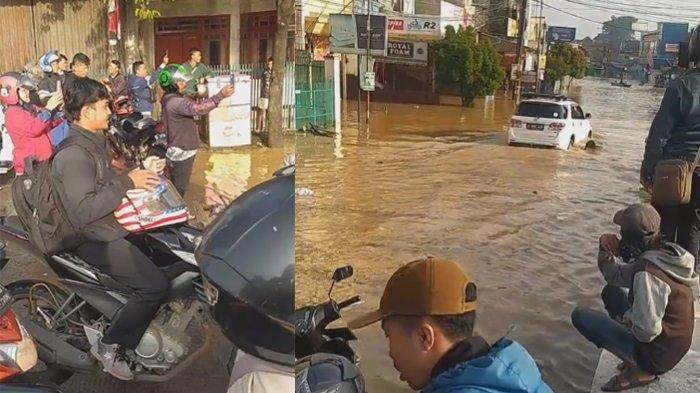 VIRAL Fortuner Nekat Terabas Banjir, Diingatkan Warga Malah Ngeyel, Akhirnya Mogok di Tengah Jalan
