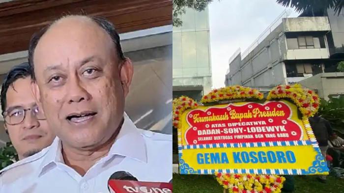 KARANGAN BUNGA BGN - Hanya berselang sehari setelah Presiden Prabowo Subianto melakukan perombakan total di jajaran pimpinan lembaga tersebut, suasana di kantor BGN yang terletak di Jalan Kebon Sirih, Jakarta Pusat, mendadak berubah mencekam sekaligus penuh anomali pada Rabu (3/6/2026). Di tengah deretan karangan bunga yang memberikan ucapan selamat kepada Nanik S. Deyang atas jabatan barunya sebagai Kepala BGN, terselip sebuah karangan bunga berlatar kuning yang menarik perhatian publik dan memberikan rasa syukur atas pemecatan kepala BGN lama dan dua wakilnya