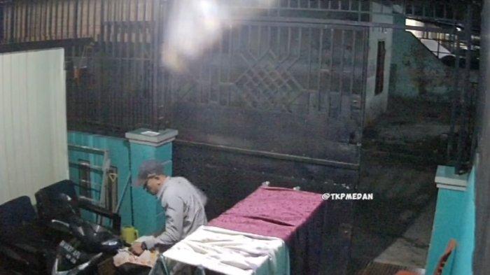Viral Maling Bobol Rumah Warga di Sunggal, Bawa Kabur Sepeda Motor Padahal Sudah Pasang 3 Gembok